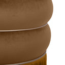 Lakka Performance Velvet Ottoman