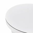 Jasper 33" White Glossy Round Coffee Table