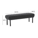 Olivia 53" Performance Boucle Bench