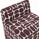 Pippa Geometric Performance Jacquard Weave Accent Stool