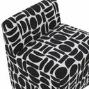 Pippa Geometric Performance Jacquard Weave Accent Stool