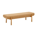 Julianna 56" Textured Performance Fabric Bench