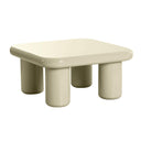 Memphis 33.5" Glossy Square Coffee Table
