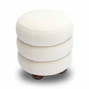 Stefanie Performance Velvet Ottoman