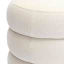 Stefanie Performance Velvet Ottoman