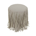 Shag Me Performance Vegan Leather Ottoman