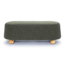 Jaine 48" Contract-Grade Faux Mohair Large Ottoman