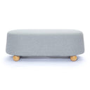 Jaine 48" Contract-Grade Faux Mohair Large Ottoman