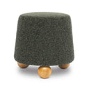 Jaine Contract-Grade Faux Mohair Ottoman