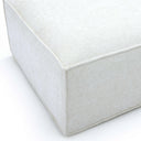 Mindy Performance Chenille Basketweave Ottoman