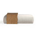 Spencer 54" Performance Basketweave Ottoman with Bridge Table