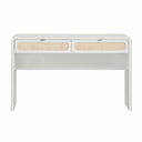 Patty 48" Rattan 2-Drawer Console Desk