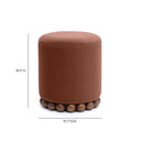 Dex Performance Vegan Mohair Ottoman