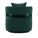 Kennedy Performance Velvet Swivel Accent Chair