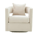 Kennedy Performance Velvet Swivel Accent Chair