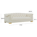 Farah 91" Performance Velvet Sofa