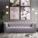 Farah 91" Performance Velvet Sofa