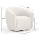 Jordan Performance Velvet Swivel Accent Chair