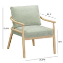 Dixie Performance Chenille Velvet Accent Chair