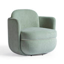 Wolfie Performance Velvet Swivel Accent Chair