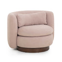 Nura Contract-Grade Chenille Swivel Accent Chair