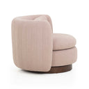 Nura Contract-Grade Chenille Swivel Accent Chair