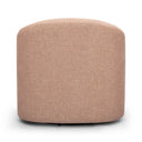 Thao Contract-Grade Basketweave Fabric Swivel Accent Chair