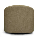 Thao Contract-Grade Basketweave Fabric Swivel Accent Chair