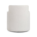 Passe Cream Upcycled Performance Linen Swivel Accent Chair
