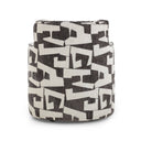 Passe Black Performance Jacquard Swivel Accent Chair
