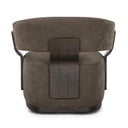 Madison Linen Performance Chenille Swivel Accent Chair