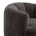 Jasmine Upcycled Contract-Grade Basketweave Fabric Swivel Accent Chair
