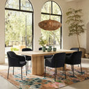 Sydney Performance Velvet Armchair - Set of 2