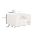 Tarra Cream Performance Chenille Accent Chair
