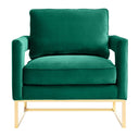 Avery Performance Velvet Accent Chair