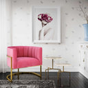 Magnolia Performance Velvet Accent Chair - Gold Base
