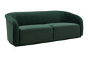 Yara 90.6" Pleated Performance Velvet Sofa