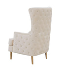 Alina Performance Velvet Tall Tufted Back Chair by TOV Furniture, view 5