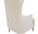 Alina Performance Velvet Tall Tufted Back Chair by TOV Furniture, view 6