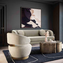 Austin Performance Fabric Swivel Accent Chair