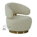 Austin Performance Fabric Swivel Accent Chair