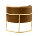 Magnolia Performance Velvet Accent Chair - Gold Base