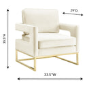Avery Performance Velvet Accent Chair