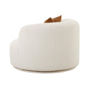 Fickle Swivel Accent Chair by TOV Furniture, view 6
