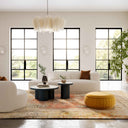 Fickle Swivel Accent Chair by TOV Furniture, view 2