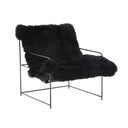 Kimi Genuine Sheepskin Accent Chair