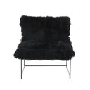 Kimi Genuine Sheepskin Accent Chair