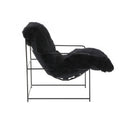 Kimi Genuine Sheepskin Accent Chair