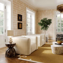 Tarra Fluffy Oversized Performance Corduroy Accent Chair