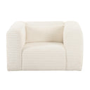 Tarra Fluffy Oversized Performance Corduroy Accent Chair